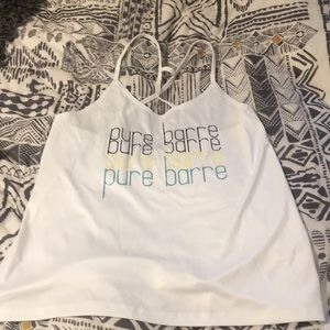 Pure Barre Criss-Cross Back Tank Top